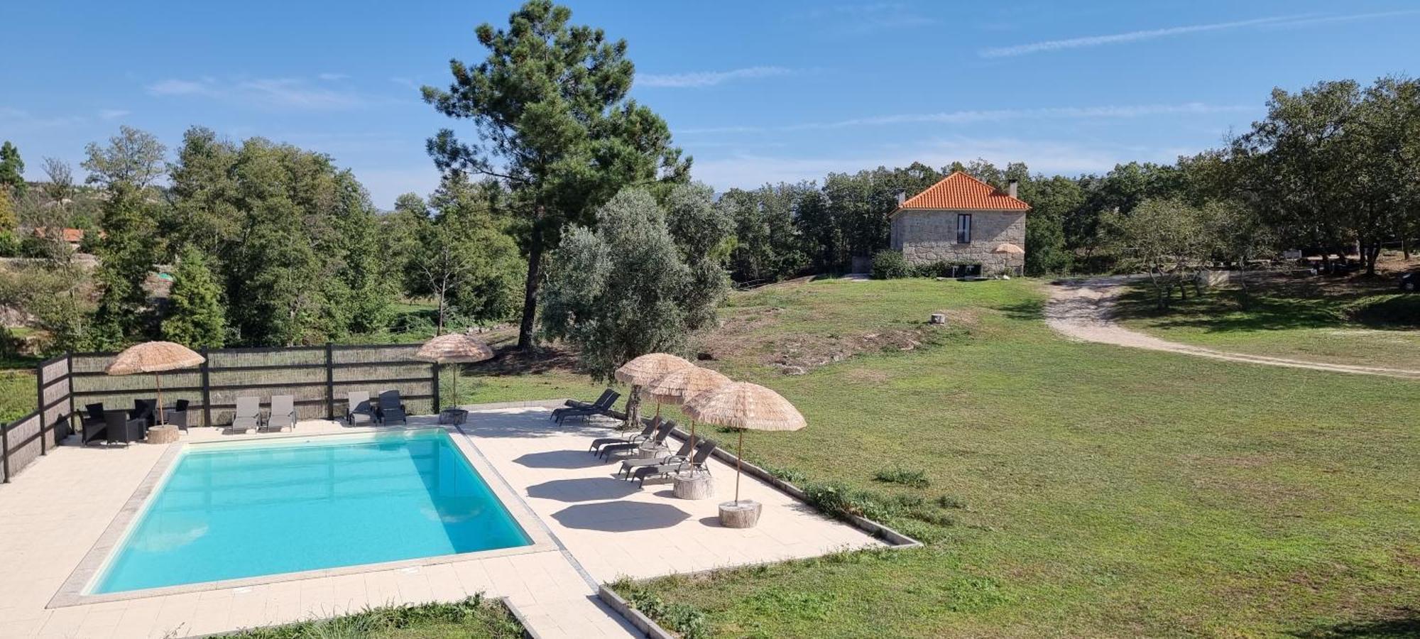 Quinta Da Adarnela Apartment Lagares da Beira Bagian luar foto