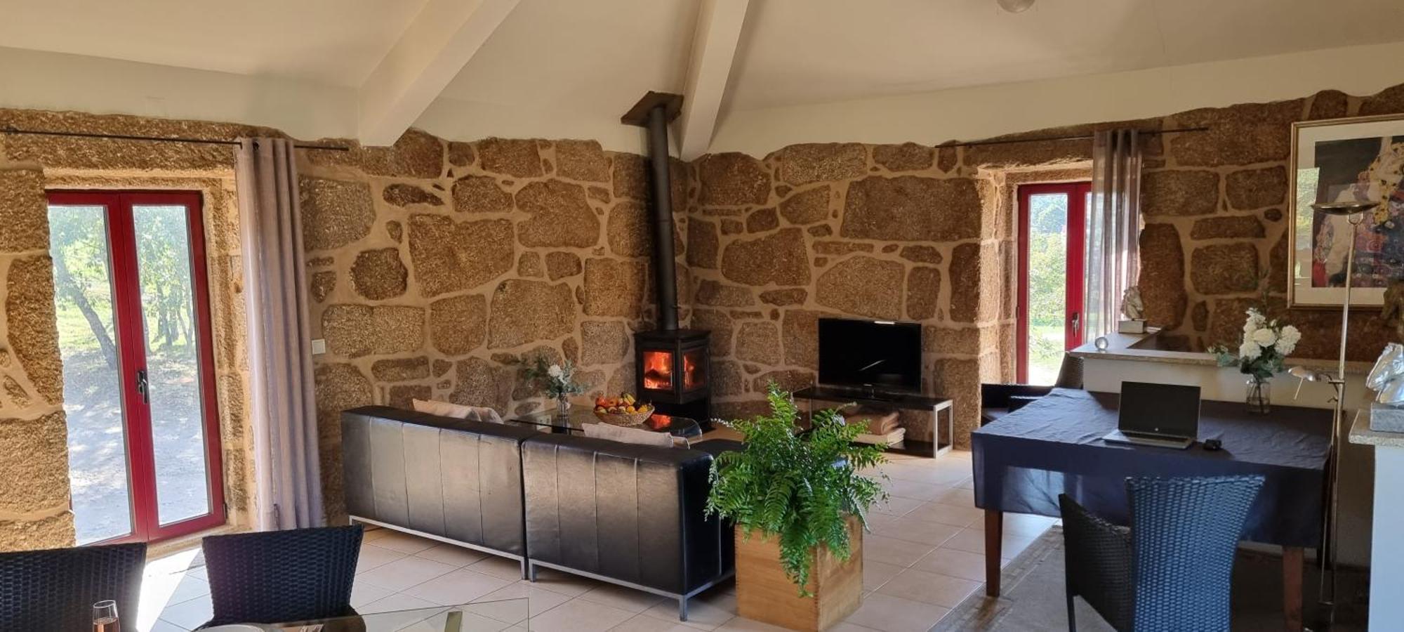 Quinta Da Adarnela Apartment Lagares da Beira Bagian luar foto
